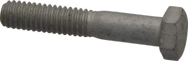 Armor Coat - 5/16-18 UNC, 1-3/4" Length Under Head Hex Head Cap Screw - Partially Threaded, Grade 8 Steel, 1/2" Hex - Industrial Tool & Supply