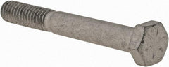 Armor Coat - 5/16-18 UNC, 2-1/2" Length Under Head Hex Head Cap Screw - Partially Threaded, Grade 8 Steel, 1/2" Hex - Industrial Tool & Supply