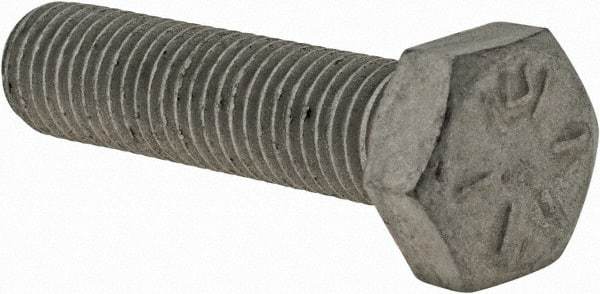 Armor Coat - 5/16-24 UNF, 1-1/4" Length Under Head Hex Head Cap Screw - Fully Threaded, Grade 8 Steel, 1/2" Hex - Industrial Tool & Supply