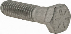 Armor Coat - 3/8-16 UNC, 1-1/2" Length Under Head Hex Head Cap Screw - Partially Threaded, Grade 8 Steel, 9/16" Hex - Industrial Tool & Supply