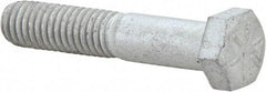 Armor Coat - 3/8-16 UNC, 2" Length Under Head Hex Head Cap Screw - Partially Threaded, Grade 8 Steel, 9/16" Hex - Industrial Tool & Supply