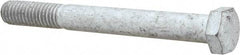 Armor Coat - 3/8-16 UNC, 3-1/4" Length Under Head Hex Head Cap Screw - Partially Threaded, Grade 8 Steel, 9/16" Hex - Industrial Tool & Supply