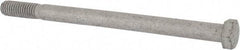 Armor Coat - 3/8-16 UNC, 5-1/2" Length Under Head Hex Head Cap Screw - Partially Threaded, Grade 8 Steel, 9/16" Hex - Industrial Tool & Supply