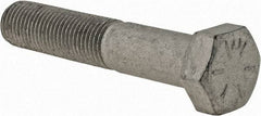 Armor Coat - 3/8-24 UNF, 2" Length Under Head Hex Head Cap Screw - Partially Threaded, Grade 8 Steel, 9/16" Hex - Industrial Tool & Supply