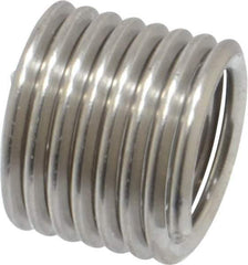 Recoil - M8x1.25 Metric Coarse, 12" OAL, Free Running Helical Insert - 7-3/8 Free Coils, Tanged, Stainless Steel, 1-1/2D Insert Length - Industrial Tool & Supply