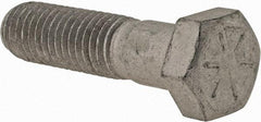 Armor Coat - 1/2-13 UNC, 2" Length Under Head Hex Head Cap Screw - Partially Threaded, Grade 8 Steel, 3/4" Hex - Industrial Tool & Supply