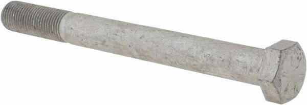 Armor Coat - 1/2-20 UNF, 5" Length Under Head Hex Head Cap Screw - Partially Threaded, Grade 8 Steel, 3/4" Hex - Industrial Tool & Supply