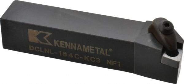 Kennametal - DCLN, Left Hand Cut, 5° Lead Angle, 1" Shank Height x 1" Shank Width, Negative Rake Indexable Turning Toolholder - 5" OAL, CN..43. Insert Compatibility, Series Kenclamp - Industrial Tool & Supply