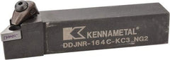 Kennametal - DDJN, Right Hand Cut, 3° Lead Angle, 1" Shank Height x 1" Shank Width, Negative Rake Indexable Turning Toolholder - 5" OAL, DN..43. Insert Compatibility, Series Kenclamp - Industrial Tool & Supply