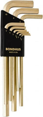 Bondhus - Hex Key Sets Tool Type: Hex Handle Type: L-Key Long Arm - Industrial Tool & Supply