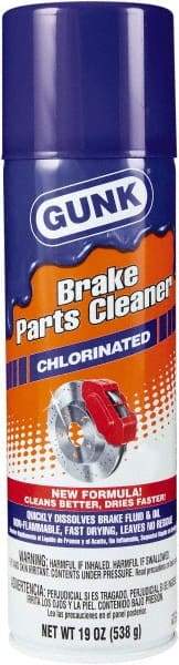 Gunk - Chlorinated Brake Parts Cleaner - 19 oz Aerosol Can - Industrial Tool & Supply