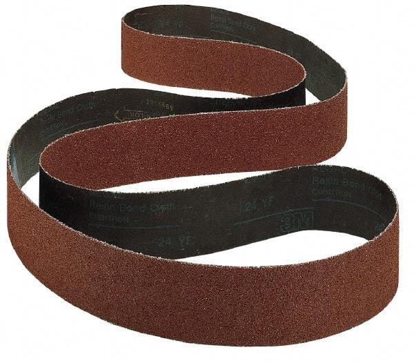 3M - 25" Wide x 75" OAL, Aluminum Oxide Abrasive Belt - Aluminum Oxide, Medium, Nonwoven, Series SC-BL - Industrial Tool & Supply