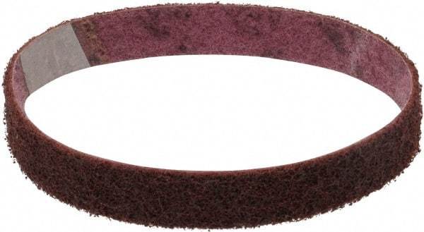 3M - 1" Wide x 21" OAL, Aluminum Oxide Abrasive Belt - Aluminum Oxide, Medium, Nonwoven, Series SC-BL - Industrial Tool & Supply
