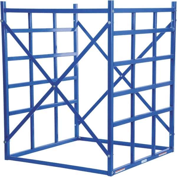 Vestil - 48" Wide, 60" High, Open Shelving Long Bar Pigeon Hole Rack - Steel, 48" Deep - Industrial Tool & Supply