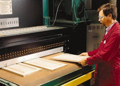 3M - 37" Wide x 60" OAL, 120 Grit, Ceramic Abrasive Belt - Ceramic, Fine, Coated, YF Weighted Cloth Backing, Wet/Dry, Series 777F - Industrial Tool & Supply