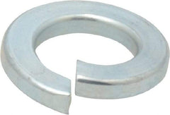 Value Collection - 1/2", 1/8" Thick Split Lock Washer - Grade 2 Steel, Zinc-Plated Finish, 0.502" Min ID, 0.512" Max ID, 0.779" Min OD, 0.869" Max OD - Industrial Tool & Supply