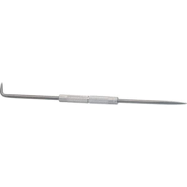 Moody Tools - 9" OAL Straight/Bent Scriber - High Carbon Steel with 2-Point Straight/Bent - Industrial Tool & Supply