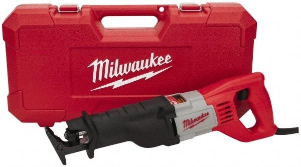 Milwaukee Tool - 3,000 Strokes per Minute, 3/4 Inch Stroke Length, Electric Reciprocating Saw - 120 Volts, 12 Amps - Industrial Tool & Supply