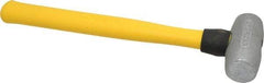 American Hammer - 2 Lb Head Nonsparking Mallet - 14-1/2" OAL, 13" Long Fiberglass Handle - Industrial Tool & Supply