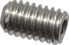 Value Collection - M3x0.50 Metric Coarse, 5mm OAL, Cup Point Set Screw - Grade 18-8 & Austenitic A2 Stainless Steel, 1.5mm Key - Industrial Tool & Supply
