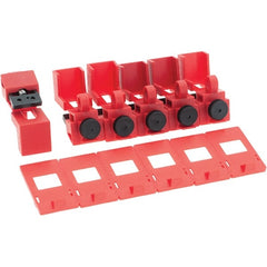 Brady - Pack of (6), Single-Pole Circuit Breaker Lockouts - Industrial Tool & Supply