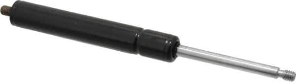 Value Collection - 0.24" Rod Diam, 0.59" Tube Diam, 100 Lb Capacity, Gas Spring - 7.5" Extended Length, 2" Stroke Length, Threaded End, Black Nitride Piston - Industrial Tool & Supply