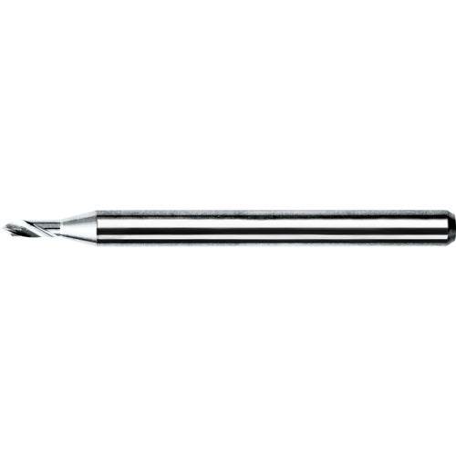 0.4 mm × 38 mm OAL 130 Degree Carbide Spiral / Helical Spotting Drill Uncoated - Exact Industrial Supply