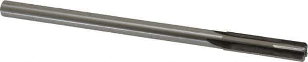 Made in USA - Letter Z Carbide-Tipped 4 Flute Chucking Reamer - Straight Flute, 3/8" Straight Shank, 1-3/4" Flute Length, 7" OAL - Industrial Tool & Supply