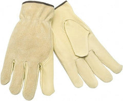 MCR Safety - Size XL General Protection Work Gloves - For Work & Driver, Uncoated, Natural, Paired - Industrial Tool & Supply
