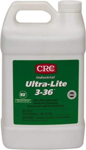 CRC - 1 Gal Bottle Dry Film Lubricant - Amber, -40°F to 300°F, Food Grade - Industrial Tool & Supply