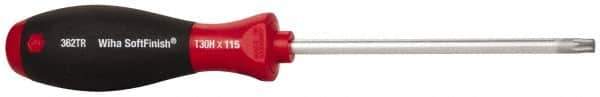 Wiha - TR30 Torx Driver - 4-1/2" Blade Length, Ergonomic Handle - Industrial Tool & Supply