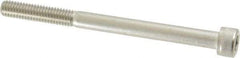 Value Collection - M6x1.00 Metric Coarse Hex Socket Drive, Socket Cap Screw - Grade 18-8 & Austenitic A2 Stainless Steel, Uncoated, Partially Threaded, 75mm Length Under Head - Industrial Tool & Supply