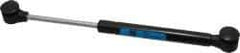 Value Collection - 0.24" Rod Diam, 0.59" Tube Diam, 30 Lb Capacity, Gas Spring - 9.6" Extended Length, 3.15" Stroke Length, Plastic Ball Socket, Black Nitride Piston - Industrial Tool & Supply