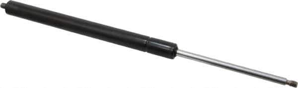 Value Collection - 0.24" Rod Diam, 0.59" Tube Diam, 40 Lb Capacity, Gas Spring - 12" Extended Length, 3.5" Stroke Length, Threaded End, Black Nitride Piston - Industrial Tool & Supply