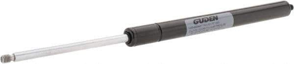 Value Collection - 0.24" Rod Diam, 0.59" Tube Diam, 100 Lb Capacity, Gas Spring - 12" Extended Length, 3.5" Stroke Length, Threaded End, Black Nitride Piston - Industrial Tool & Supply