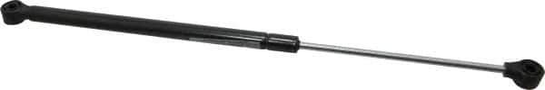 Value Collection - 0.24" Rod Diam, 0.59" Tube Diam, 30 Lb Capacity, Gas Spring - 17.18" Extended Length, 6.18" Stroke Length, Plastic Ball Socket, Black Nitride Piston - Industrial Tool & Supply
