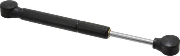 Made in USA - 0.24" Rod Diam, 0.59" Tube Diam, 50 Lb Capacity, Hydraulic Dampers - Compression, 7.89" Extended Length, 2" Stroke Length, Plastic Ball Socket, Chrome-Plated Piston - Industrial Tool & Supply