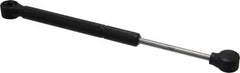 Made in USA - 0.32" Rod Diam, 0.87" Tube Diam, 100 Lb Capacity, Hydraulic Dampers - Extension, 12.24" Extended Length, 4" Stroke Length, Plastic Ball Socket, Chrome-Plated Piston - Industrial Tool & Supply