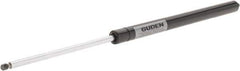 Made in USA - 0.24" Rod Diam, 0.59" Tube Diam, 50 Lb Capacity, Hydraulic Dampers - Extension, 15.02" Extended Length, 5" Stroke Length, Threaded End, Chrome-Plated Piston - Industrial Tool & Supply