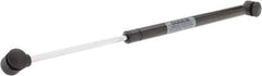 Made in USA - 0.24" Rod Diam, 0.59" Tube Diam, 50 Lb Capacity, Hydraulic Dampers - Extension, 15.02" Extended Length, 5" Stroke Length, Plastic Ball Socket, Chrome-Plated Piston - Industrial Tool & Supply