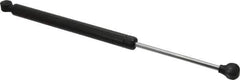 Made in USA - 0.32" Rod Diam, 0.87" Tube Diam, 100 Lb Capacity, Hydraulic Dampers - Extension, 17.01" Extended Length, 6" Stroke Length, Plastic Ball Socket, Chrome-Plated Piston - Industrial Tool & Supply
