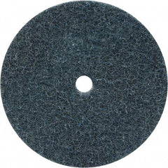 WALTER Surface Technologies - 4-1/2" Fine Grade Aluminum Oxide Deburring Disc - 7/16" Center Hole, Hook & Loop Connection, Blue, 11,000 Max RPM - Industrial Tool & Supply