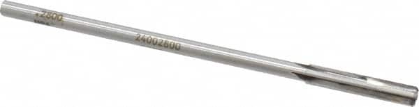 Made in USA - 0.28" Carbide-Tipped 8 Flute Chucking Reamer - Industrial Tool & Supply