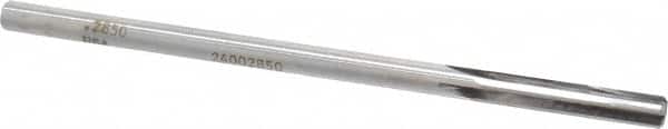 Made in USA - 0.285" Carbide-Tipped 4 Flute Chucking Reamer - Industrial Tool & Supply