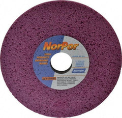 Norton - 7" Diam x 1-1/4" Hole x 1/2" Thick, H Hardness, 46 Grit Surface Grinding Wheel - Aluminum Oxide, Type 1, Coarse Grade, 3,600 Max RPM, Vitrified Bond, No Recess - Industrial Tool & Supply