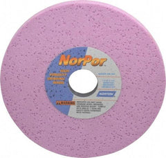 Norton - 7" Diam x 1-1/4" Hole x 1/2" Thick, H Hardness, 60 Grit Surface Grinding Wheel - Aluminum Oxide, Type 1, Medium Grade, 3,600 Max RPM, Vitrified Bond, No Recess - Industrial Tool & Supply