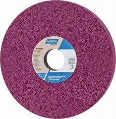 Norton - 7" Diam x 1-1/4" Hole x 1" Thick, H Hardness, 46 Grit Surface Grinding Wheel - Aluminum Oxide, Type 5, Coarse Grade, 3,600 Max RPM, Vitrified Bond, One-Side Recess - Industrial Tool & Supply