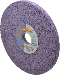 Norton - 8" Diam x 1-1/4" Hole x 1/2" Thick, H Hardness, 46 Grit Surface Grinding Wheel - Ceramic, Type 1, Coarse Grade, 3,600 Max RPM, Vitrified Bond, No Recess - Industrial Tool & Supply