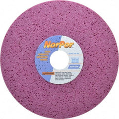 Norton - 8" Diam x 1-1/4" Hole x 1/2" Thick, H Hardness, 46 Grit Surface Grinding Wheel - Aluminum Oxide, Type 1, Coarse Grade, 3,600 Max RPM, Vitrified Bond, No Recess - Industrial Tool & Supply