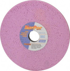 Norton - 8" Diam x 1-1/4" Hole x 1/2" Thick, G Hardness, 46 Grit Surface Grinding Wheel - Aluminum Oxide, Type 1, Coarse Grade, 3,600 Max RPM, Vitrified Bond, No Recess - Industrial Tool & Supply